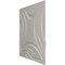 Ekena Millwork 19 5/8in. W x 19 5/8in. H Savannah EnduraWall Decorative 3D Wall Panel Covers 2.67 Sq. Ft. WP20X20SVAMB - alternate 2